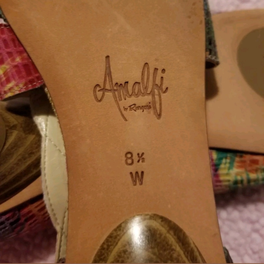 Amalfi by Rangoni Oslo Italian leather flats 8.5W - Picture 6 of 8
